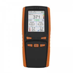 휴대용 감지기 가스 CO2 측정기 DM509 대기 품질 모니터링 시스템 PM2.5 먼지 감지기
