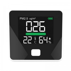 휴대용 PM2.5 미터 분석기 휴대용 감지기 가스 온도 감지기 테스터 공기 품질 모니터 분석기 습도